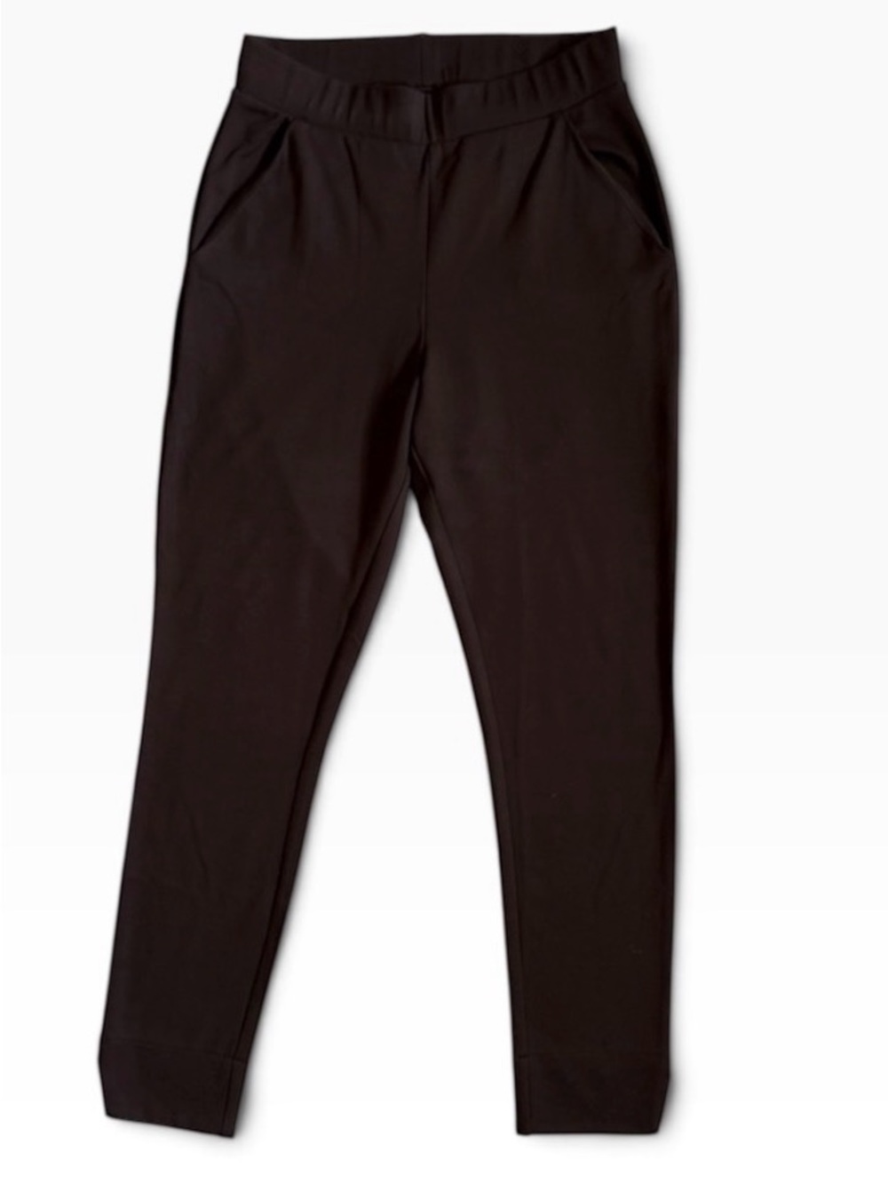 Hue Ponte 7/8 Leggings with Side Opening Brown Size S